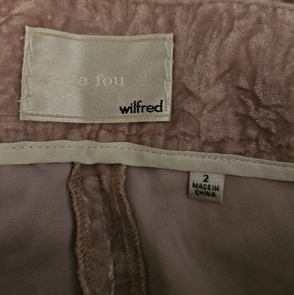 Wilfred Le Fou Verdet Pant Velvet Size 2 - Picture 6 of 9